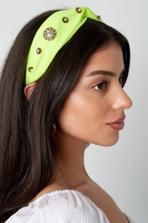 Headband statement stones - green h5 Picture2